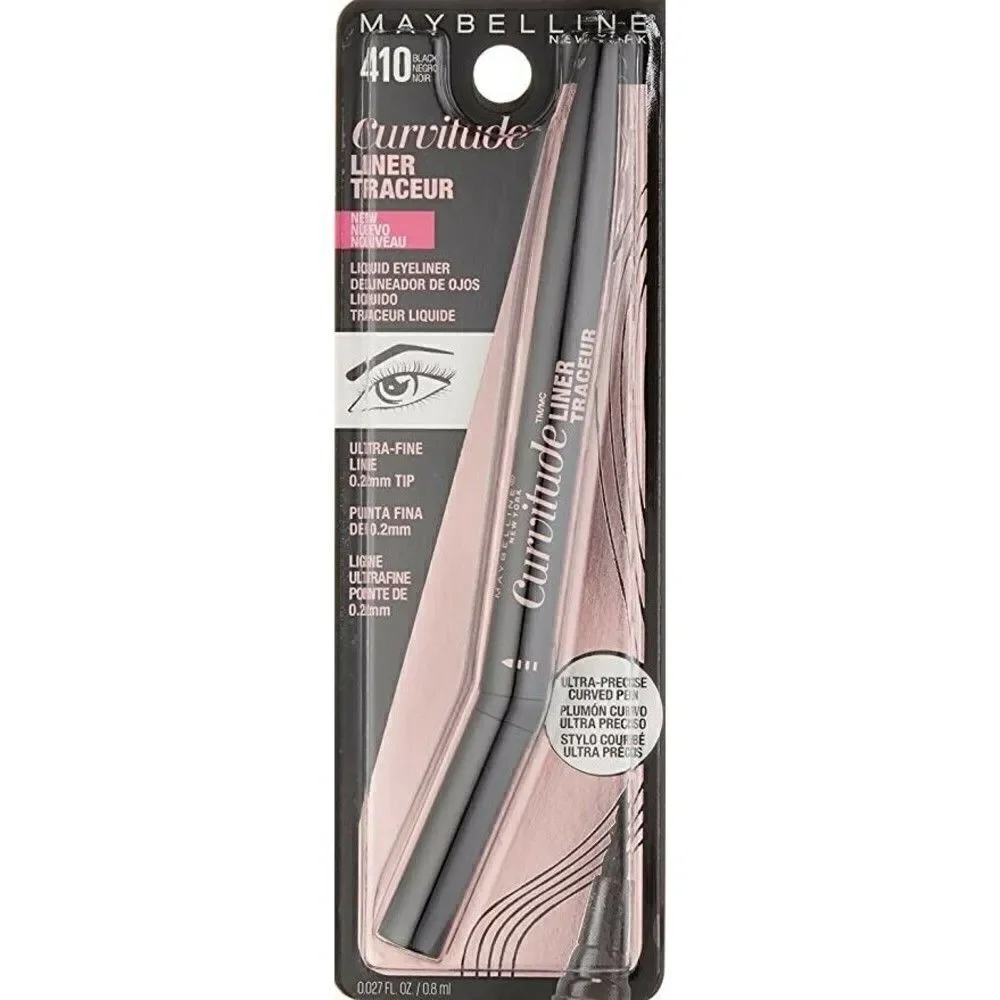 #410 Black Maybelline Curvitude Eyeliner 0.027 oz.